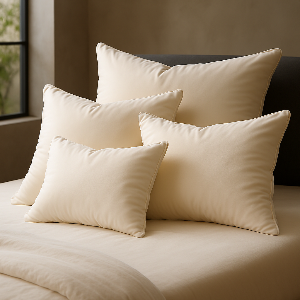 Sueño Placentero: Set de 4 Almohadas para Todo Tipo de Dormilón 🛏️💤🌙