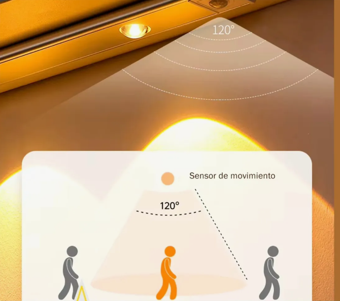 Lámpara LED con sensor de movimiento que ahorra en tu recibo de luz ⚡