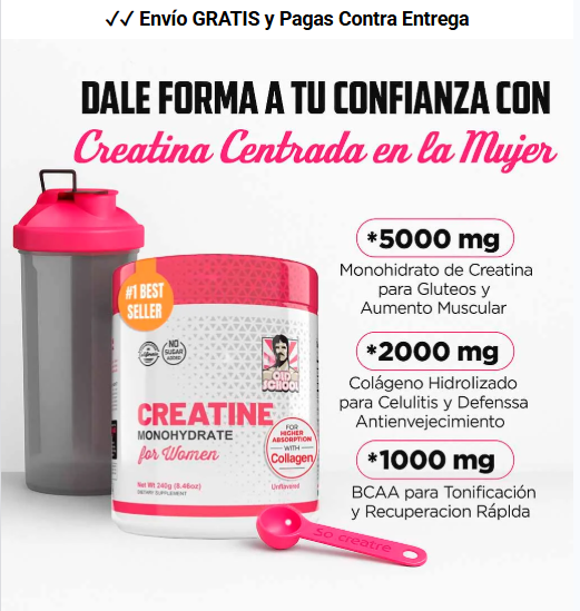 Este diciembre, atrévete a ser la que todos notan. Empieza hoy con creatina y maximiza tus resultados 🔥