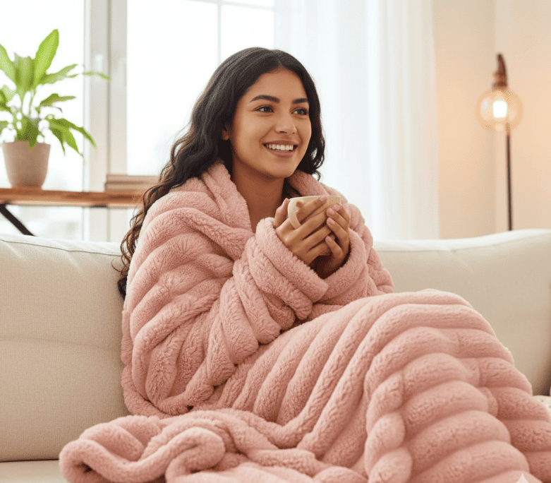 Cobija de Lujo Ultra Suave – Tan suave que querrás quedarte en ella todo el día. ✨
