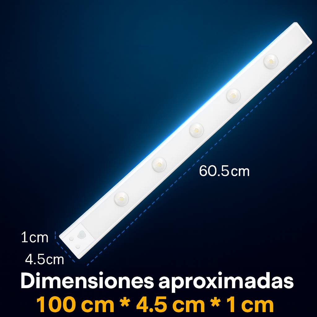 Lámpara LED con sensor de movimiento que ahorra en tu recibo de luz ⚡