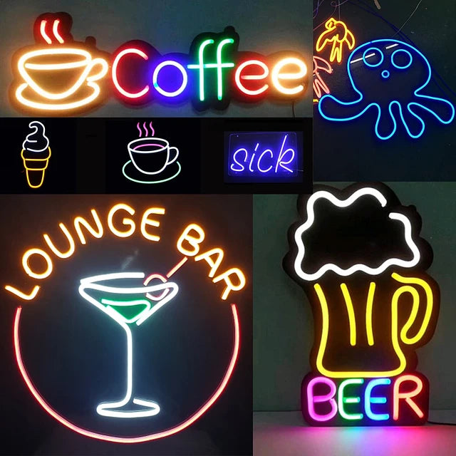 Cinta LED Neón Moldeable ✨ Crea figuras a tu imaginación y dale vida a tu cuarto 🎨