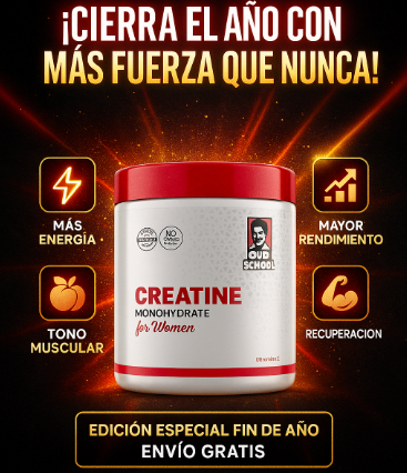 Este diciembre, atrévete a ser la que todos notan. Empieza hoy con creatina y maximiza tus resultados 🔥
