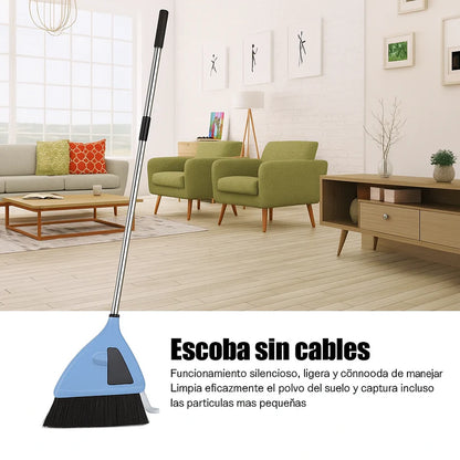 Escoba Aspiradora 2 En 1 Barredora Recargable