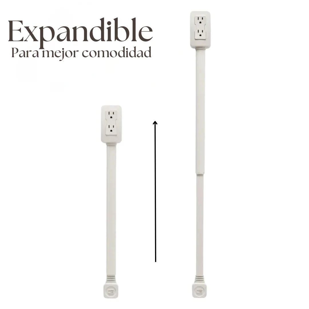 Extensor de Toma Corriente para Mayor Alcance y Comodidad ⚡