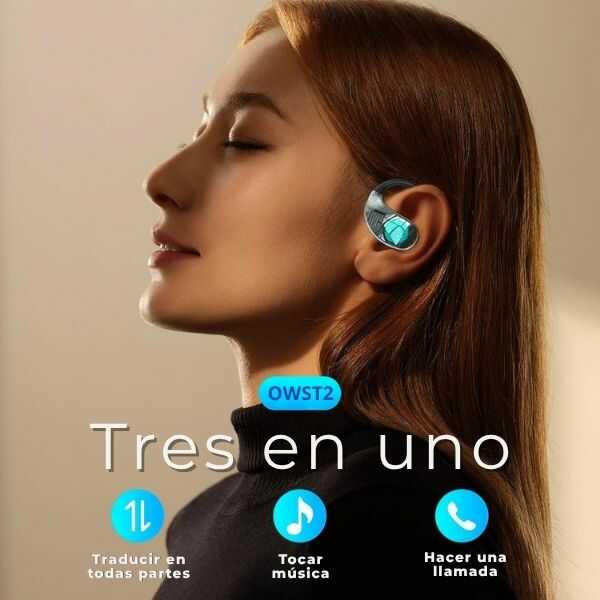 TalkMaster® Pro – Auriculares Traductores Bluetooth en 140+ Idiomas